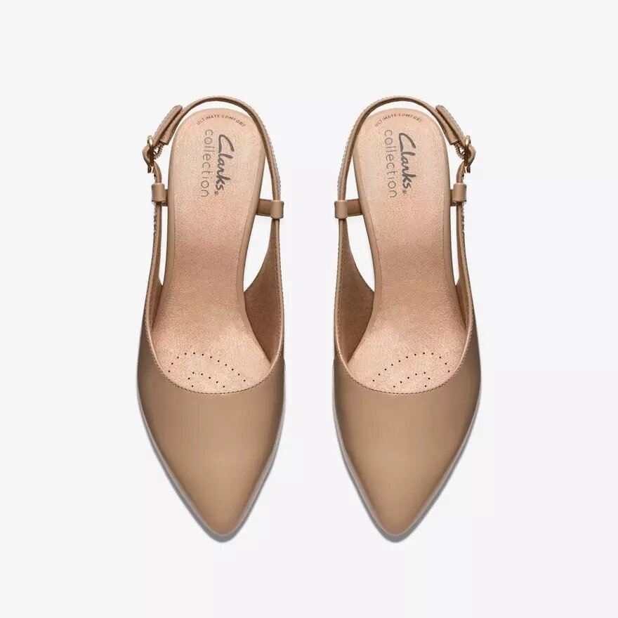 Damen-Pumps „Kepley Lane“ aus beigem Leder Damen-Pumps „Kepley Lane“ aus beigem Leder