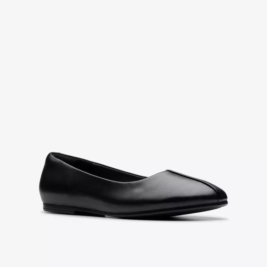 Damen-Pumps „Livia Lily“ aus schwarzem Leder (US) Damen-Pumps „Livia Lily“ aus schwarzem Leder (US)