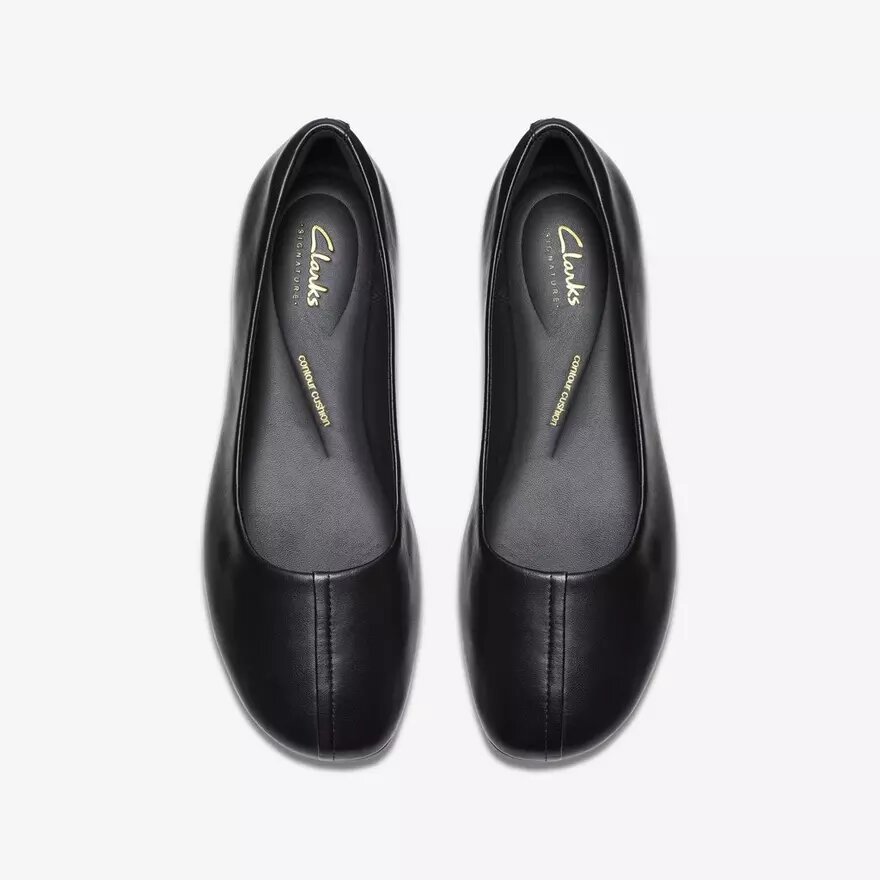 Damen-Pumps „Livia Lily“ aus schwarzem Leder (US) Damen-Pumps „Livia Lily“ aus schwarzem Leder (US)