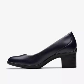 Damen-Pumps „Shaya Poppy“ aus marineblauem Leder