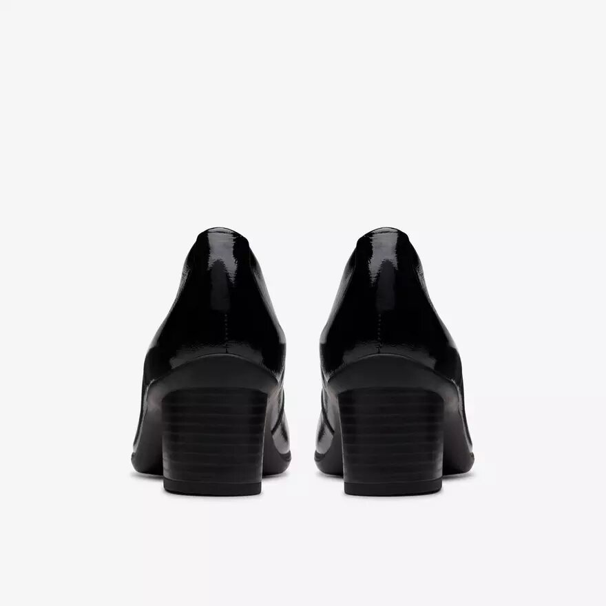 Damen-Pumps „Shaya Poppy“ aus schwarzem Lackleder Damen-Pumps „Shaya Poppy“ aus schwarzem Lackleder