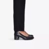 Damen-Pumps „Shaya Poppy“ aus schwarzem Leder Damen-Pumps „Shaya Poppy“ aus schwarzem Leder