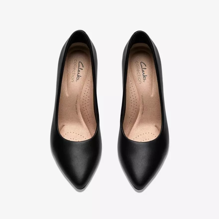 Damen-Pumps „Tammitha Eve“ aus schwarzem Leder Damen-Pumps „Tammitha Eve“ aus schwarzem Leder