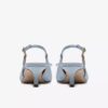 Damen-Pumps „Zarey Bow“ aus hellblauem Leder Damen-Pumps „Zarey Bow“ aus hellblauem Leder