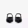 Damen-Pumps „Zarey Bow“ aus schwarzem Leder Damen-Pumps „Zarey Bow“ aus schwarzem Leder