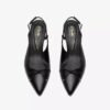 Damen-Pumps „Zarey Bow“ aus schwarzem Leder Damen-Pumps „Zarey Bow“ aus schwarzem Leder