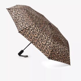 Damen-Regenschirm mit Leopardenmuster