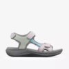 Damen-Riemchensandalen „Mira Bay“ in Grau/Grün Damen-Riemchensandalen „Mira Bay“ in Grau/Grün