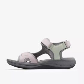 Damen-Riemchensandalen „Mira Bay“ in Grau/Grün