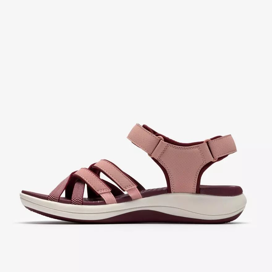 Damen-Riemchensandalen „Mira Shore“ in Bordeauxrot Damen-Riemchensandalen „Mira Shore“ in Bordeauxrot