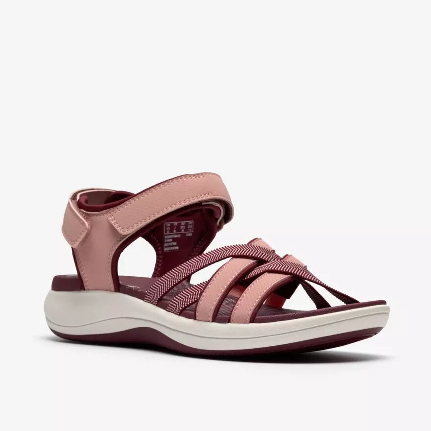 Damen-Riemchensandalen „Mira Shore“ in Bordeauxrot Damen-Riemchensandalen „Mira Shore“ in Bordeauxrot