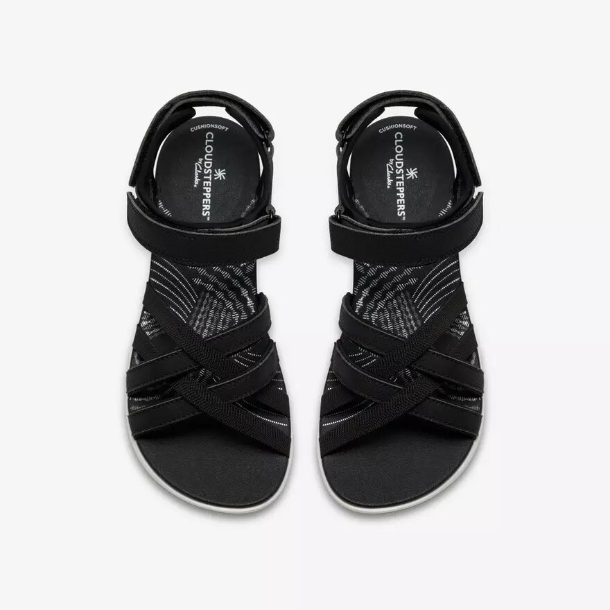 Damen-Riemchensandalen „Mira Shore“ in Schwarz Damen-Riemchensandalen „Mira Shore“ in Schwarz