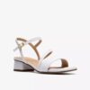 Damen-Riemchensandalen „Serina35 Strap“ aus weißem Leder Damen-Riemchensandalen „Serina35 Strap“ aus weißem Leder