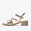 Damen-Riemchensandalen „Serina35 Strap“ in zartem Gold Damen-Riemchensandalen „Serina35 Strap“ in zartem Gold