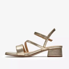 Damen-Riemchensandalen „Serina35 Strap“ in zartem Gold