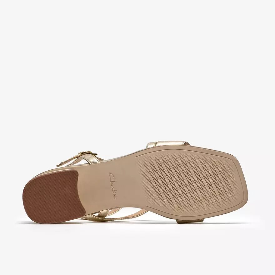 Damen-Riemchensandalen „Serina35 Strap“ in zartem Gold Damen-Riemchensandalen „Serina35 Strap“ in zartem Gold