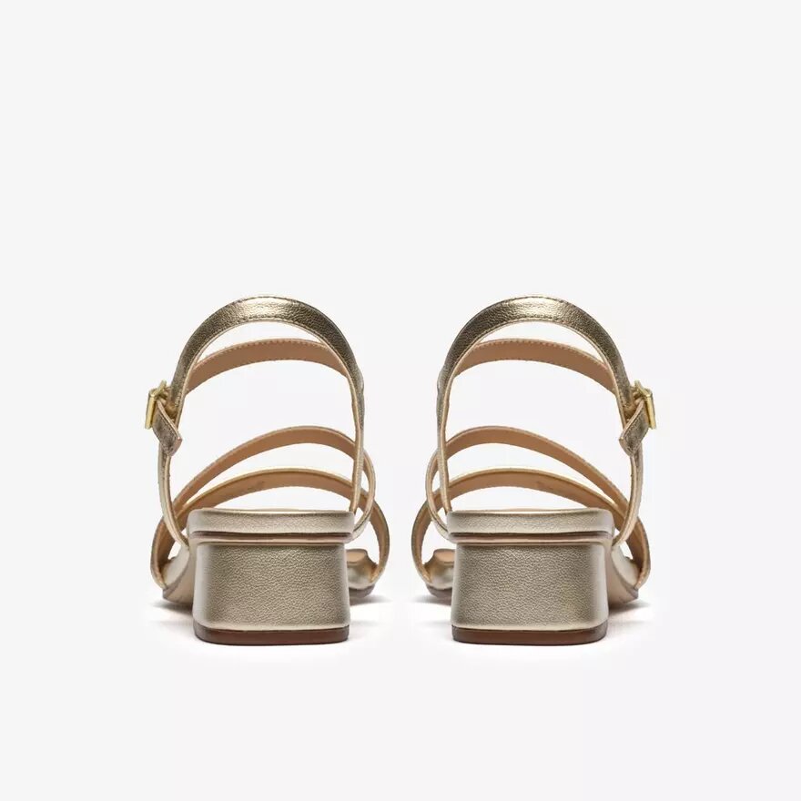 Damen-Riemchensandalen „Serina35 Strap“ in zartem Gold Damen-Riemchensandalen „Serina35 Strap“ in zartem Gold