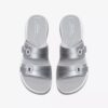 Damen-Sandalen „Breeze Maye Silver Flache Cloudsteppers™“ Damen-Sandalen „Breeze Maye Silver Flache Cloudsteppers™“