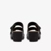 Damen-Sandalen „Emily 2 Adella“ aus schwarzem Leder mit Absatz Damen-Sandalen „Emily 2 Adella“ aus schwarzem Leder mit Absatz