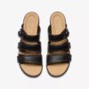 Damen-Sandalen „Emily 2 Adella“ aus schwarzem Leder mit Absatz Damen-Sandalen „Emily 2 Adella“ aus schwarzem Leder mit Absatz