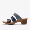 Damen-Sandalen „Emily 2 Adella“ in Marineblau und mehrfarbig mit Absatz Damen-Sandalen „Emily 2 Adella“ in Marineblau und mehrfarbig mit Absatz