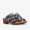 Damen-Sandalen „Emily 2 Adella“ in Marineblau und mehrfarbig mit Absatz Damen-Sandalen „Emily 2 Adella“ in Marineblau und mehrfarbig mit Absatz