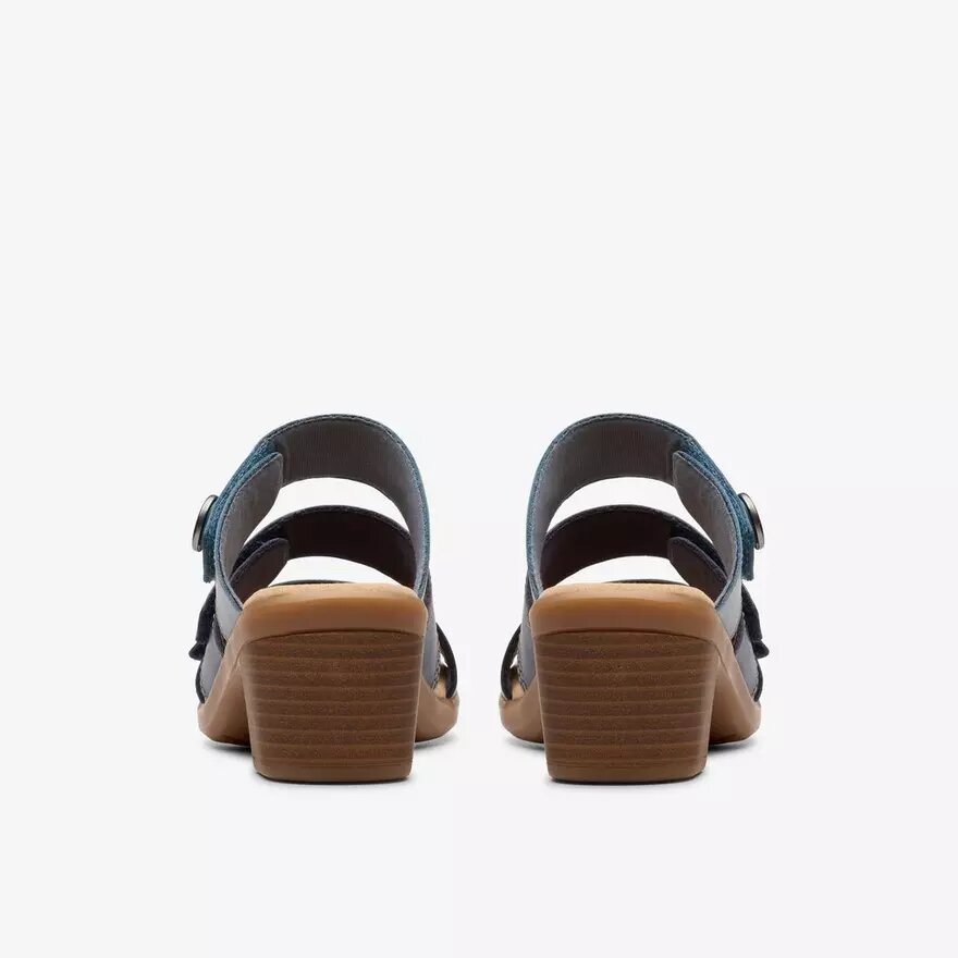 Damen-Sandalen „Emily 2 Adella“ in Marineblau und mehrfarbig mit Absatz Damen-Sandalen „Emily 2 Adella“ in Marineblau und mehrfarbig mit Absatz
