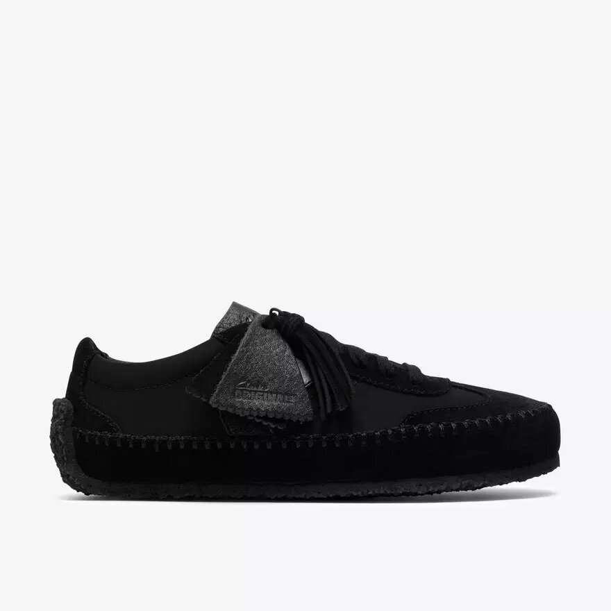 Damen-Schnürschuhe „Tor Low“ aus schwarzem Wildleder Damen-Schnürschuhe „Tor Low“ aus schwarzem Wildleder