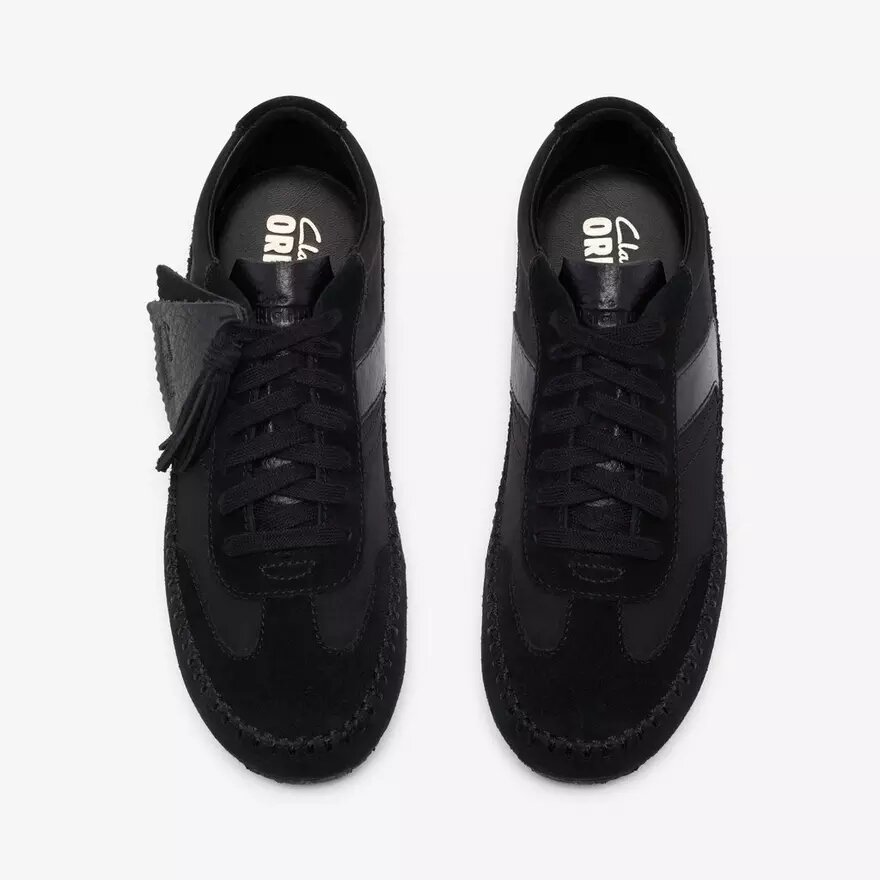 Damen-Schnürschuhe „Tor Low“ aus schwarzem Wildleder Damen-Schnürschuhe „Tor Low“ aus schwarzem Wildleder