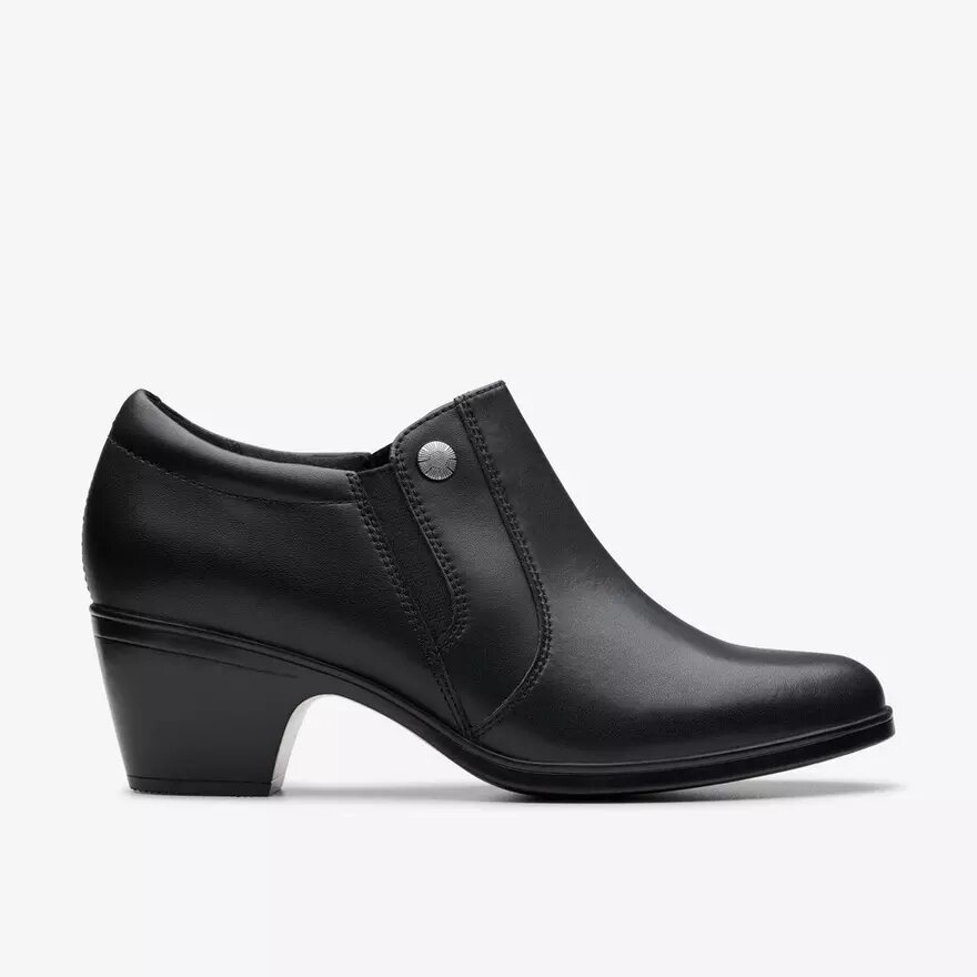 Damen-Schuhe „Emily 2 Reyna“ aus schwarzem Leder Damen-Schuhe „Emily 2 Reyna“ aus schwarzem Leder