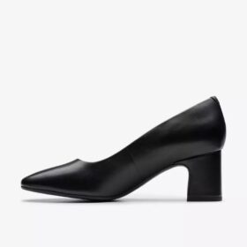 Damen-Schuhe „Fernie Court“ aus schwarzem Leder – US