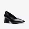 Damen-Schuhe „Fernie Court“ aus schwarzem Leder – US Damen-Schuhe „Fernie Court“ aus schwarzem Leder – US