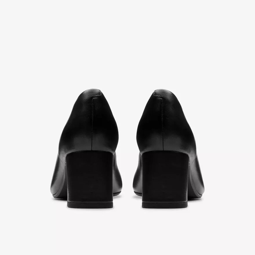 Damen-Schuhe „Fernie Court“ aus schwarzem Leder – US Damen-Schuhe „Fernie Court“ aus schwarzem Leder – US