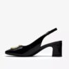 Damen-Schuhe „Fernie Sling“ aus schwarzem Lackleder Damen-Schuhe „Fernie Sling“ aus schwarzem Lackleder