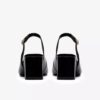 Damen-Schuhe „Fernie Sling“ aus schwarzem Lackleder Damen-Schuhe „Fernie Sling“ aus schwarzem Lackleder