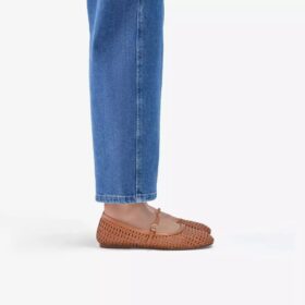 Damen-Schuhe „Livia Sky“ in Beige mit gewebtem Riemen