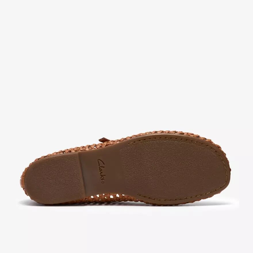 Damen-Schuhe „Livia Sky“ in Beige mit gewebtem Riemen Damen-Schuhe „Livia Sky“ in Beige mit gewebtem Riemen