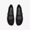Damen-Schuhe „Livia Sky“ in Schwarz mit gewebtem Riemen Damen-Schuhe „Livia Sky“ in Schwarz mit gewebtem Riemen