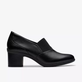 Damen-Schuhe „Shaya Tess“ aus schwarzem Leder