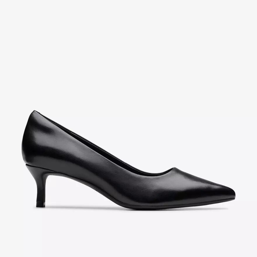 Damen-Schuhe „Zarey Court“ aus schwarzem Leder, US-Größen Damen-Schuhe „Zarey Court“ aus schwarzem Leder, US-Größen