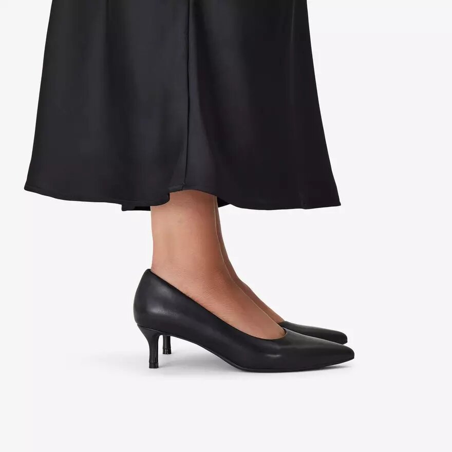 Damen-Schuhe „Zarey Court“ aus schwarzem Leder, US-Größen Damen-Schuhe „Zarey Court“ aus schwarzem Leder, US-Größen