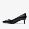 Damen-Schuhe „Zarey Court“ aus schwarzem Leder, US-Größen Damen-Schuhe „Zarey Court“ aus schwarzem Leder, US-Größen