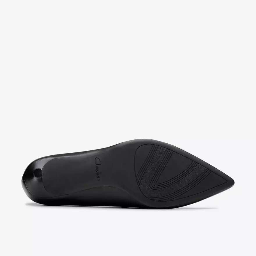 Damen-Schuhe „Zarey Court“ aus schwarzem Leder, US-Größen Damen-Schuhe „Zarey Court“ aus schwarzem Leder, US-Größen