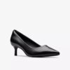 Damen-Schuhe „Zarey Court“ aus schwarzem Leder, US-Größen Damen-Schuhe „Zarey Court“ aus schwarzem Leder, US-Größen