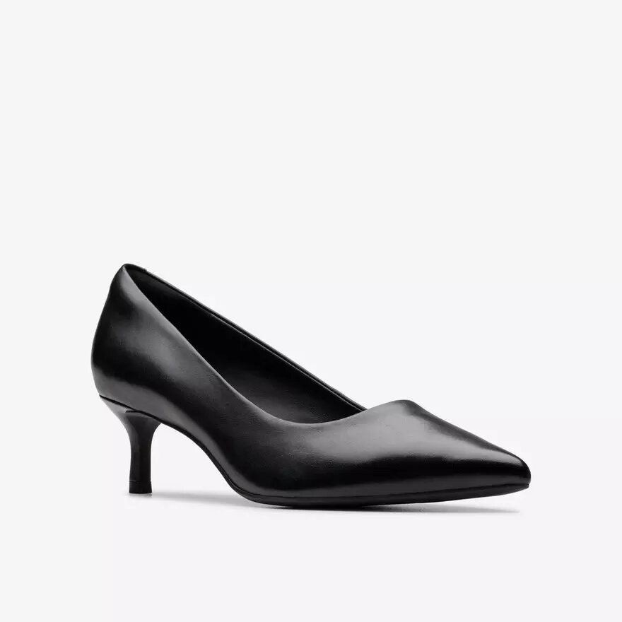 Damen-Schuhe „Zarey Court“ aus schwarzem Leder, US-Größen Damen-Schuhe „Zarey Court“ aus schwarzem Leder, US-Größen