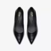 Damen-Schuhe „Zarey Court“ aus schwarzem Leder, US-Größen Damen-Schuhe „Zarey Court“ aus schwarzem Leder, US-Größen