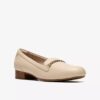 Damen-Slip-Ons „Juliet Mia“ aus cremefarbenem Leder Damen-Slip-Ons „Juliet Mia“ aus cremefarbenem Leder