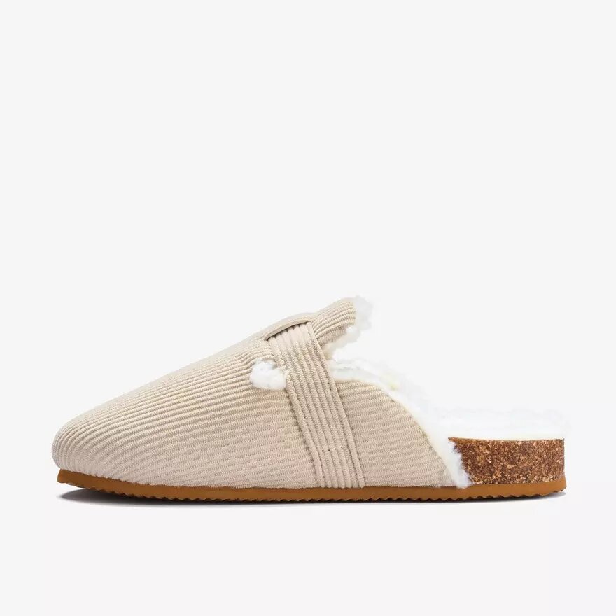 Damen-Slipper „Cory Buckle“ in Khaki Damen-Slipper „Cory Buckle“ in Khaki