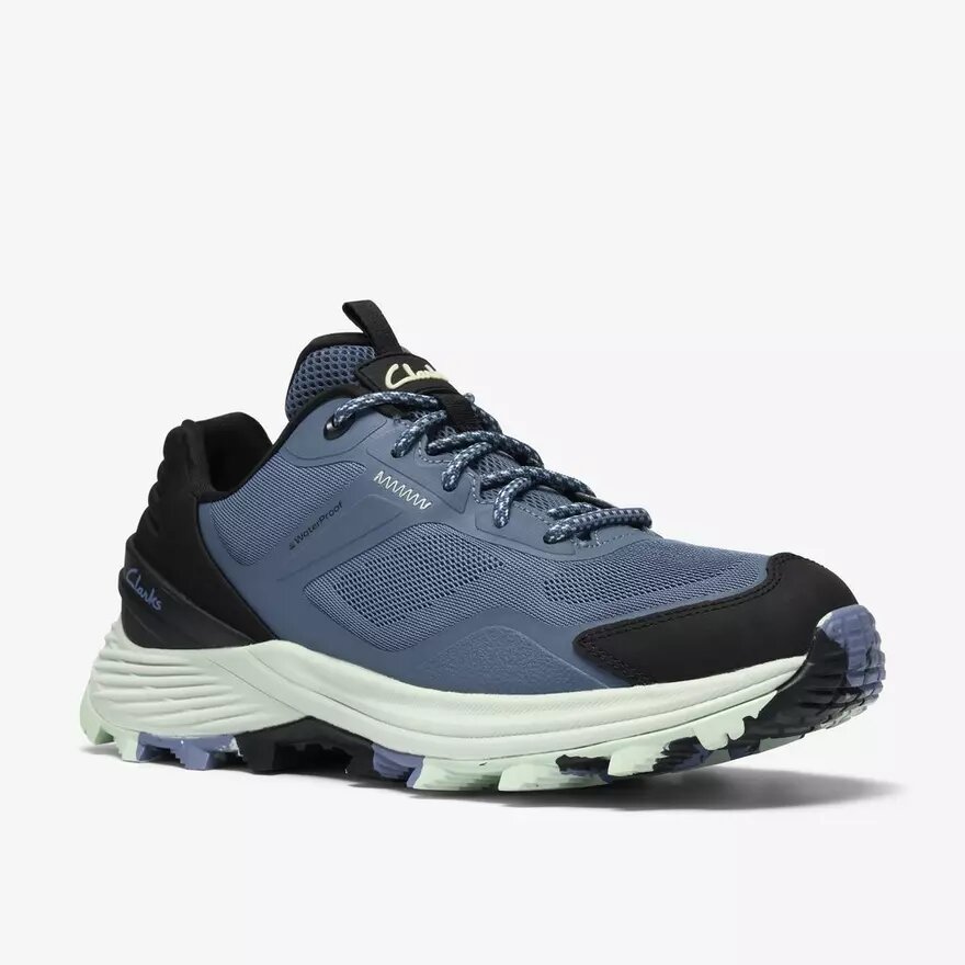 Damen-Sneaker „Laila Trail2“ – Wasserdicht, blau, im Kombi-Design Damen-Sneaker „Laila Trail2“ – Wasserdicht, blau, im Kombi-Design