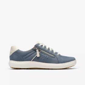 Damen-Sneaker „Nalle Zen“ in Blau aus Nubuk